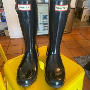 Girls Hunter Boots gloss